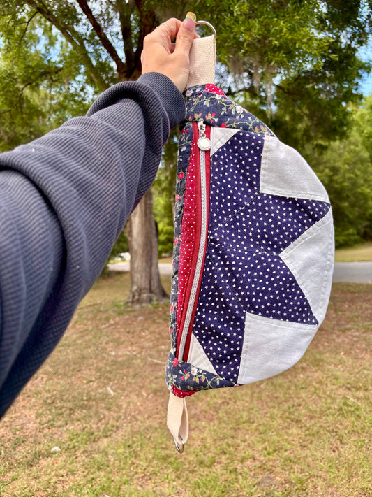 Quilted crossbody bag
