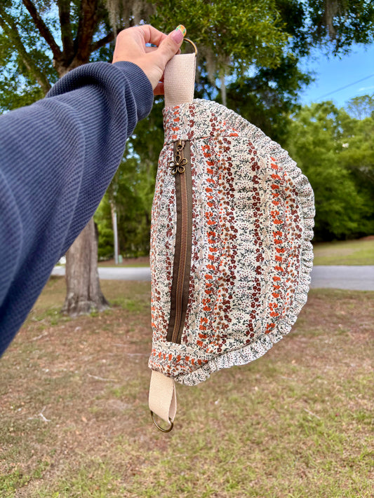 Quilted crossbody bag