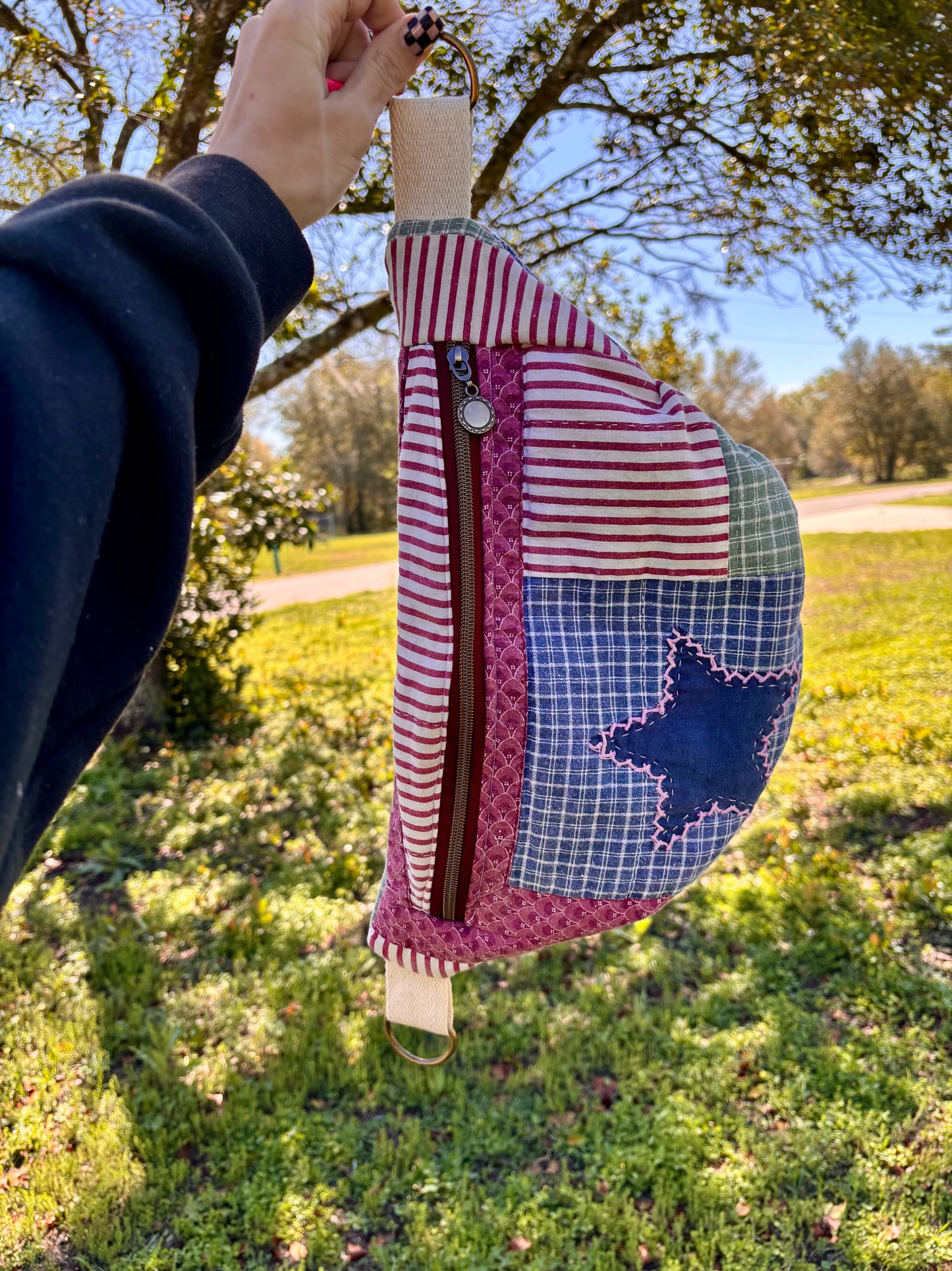 Quilted crossbody bag