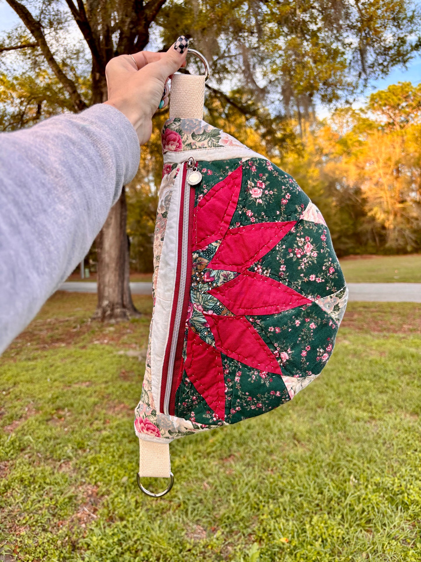 Quilted crossbody bag
